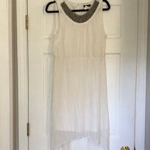 White High Low Dress Casual Semi-formal